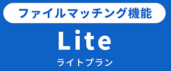 ファイルマッチング機能 ライトプラン